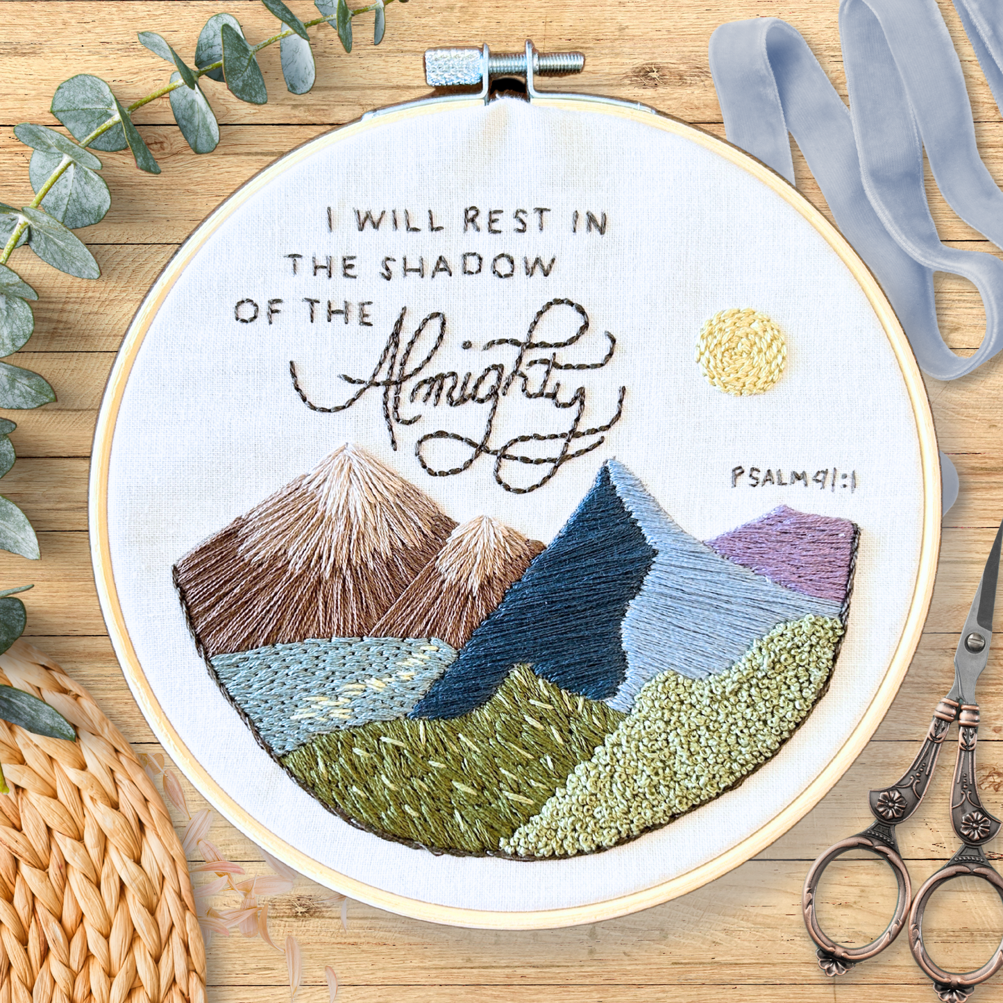 "Shadow of the Almighty" Embroidery Kit