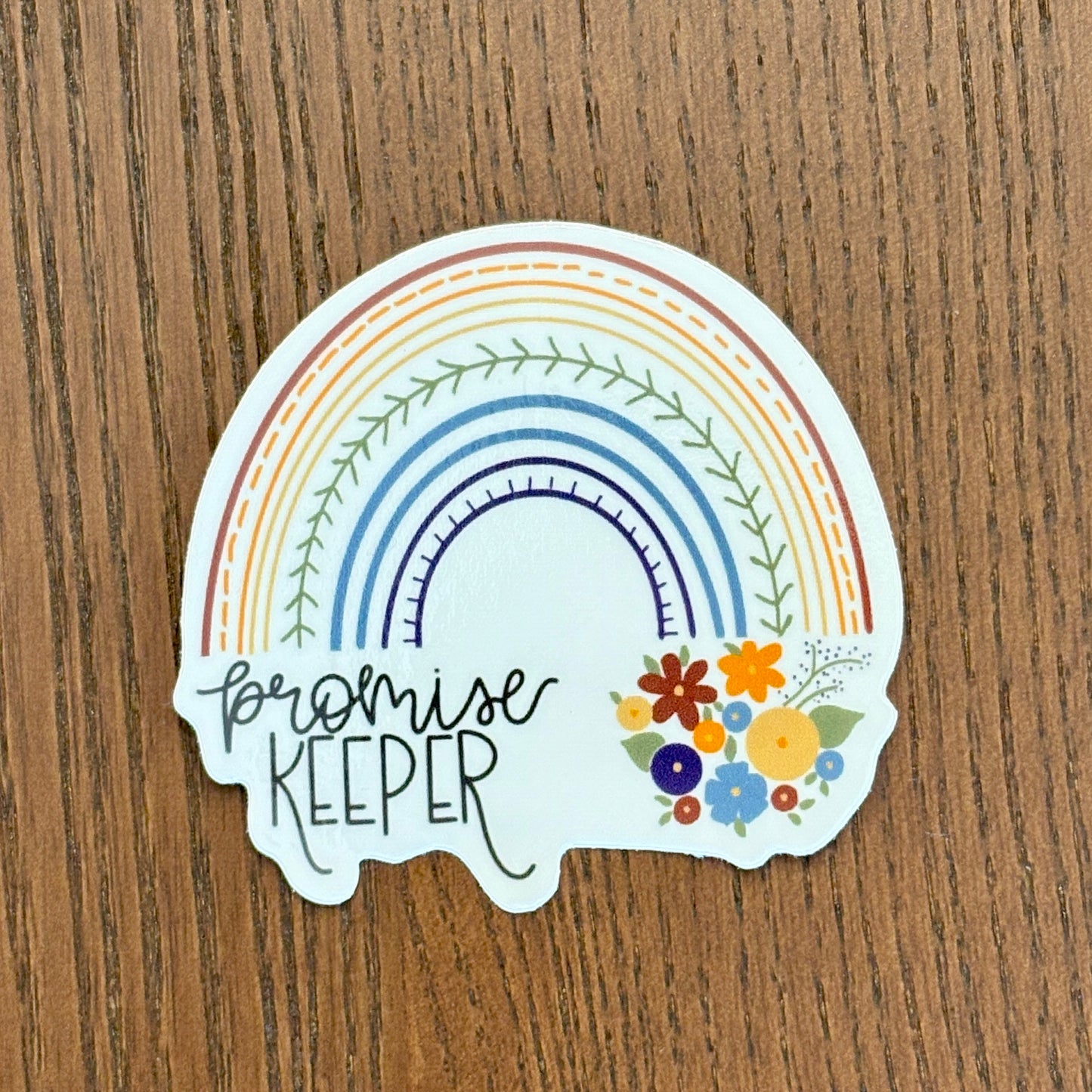 Promise Keeper Sticker – Rainbow Christian Vinyl Sticker