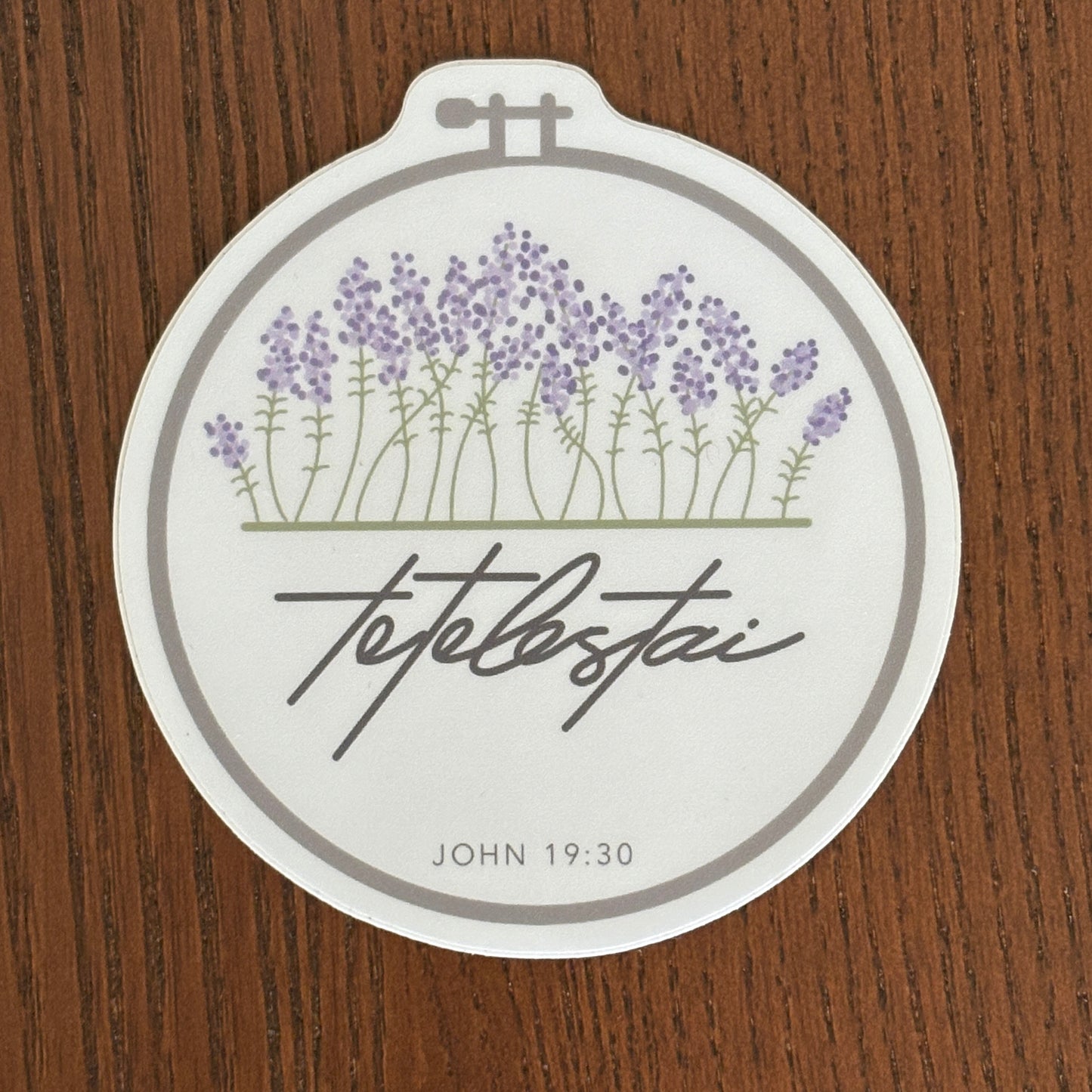 Tetelestai Sticker – It Is Finished John 19:30 Vinyl Christian Sticker
