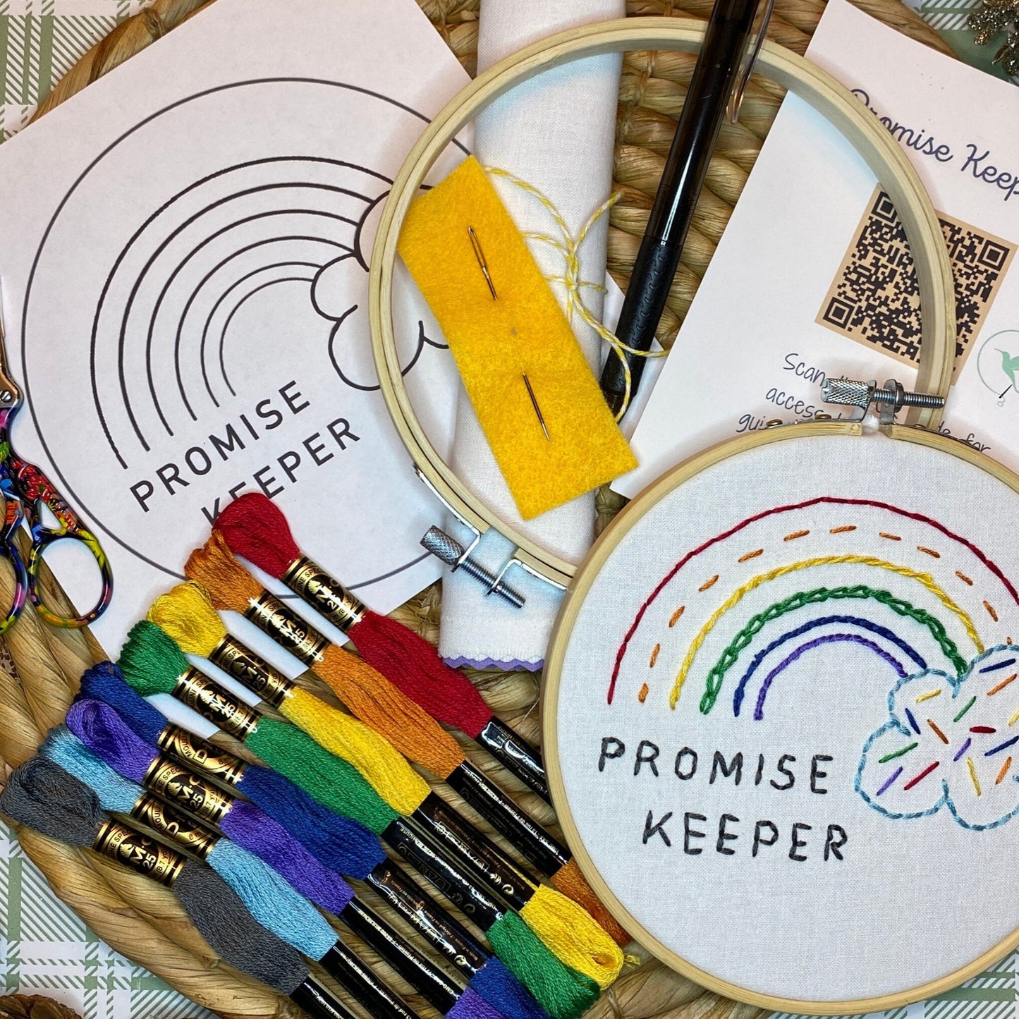 Promise Keeper Kids Kit – Beginner Christian Embroidery for Children