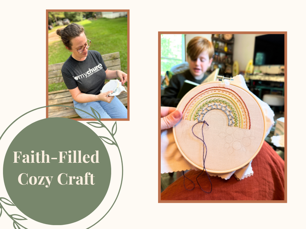 Promise Keeper Embroidery Kit with Devotional | Learn 15 Stitches