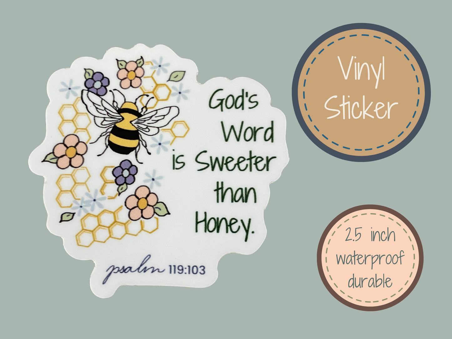 "Sweeter than Honey" Sticker