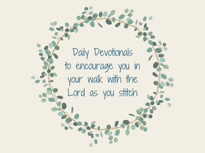 Rooted and Grounded Embroidery Kit with Devotional | Ephesians 3:17