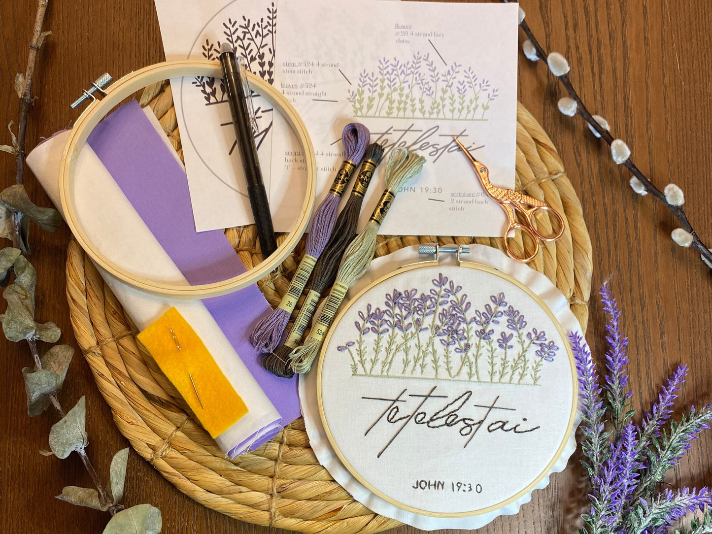 "Tetelestai" Embroidery Kit