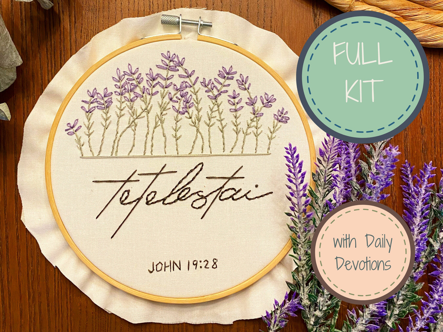 "Tetelestai" Embroidery Kit