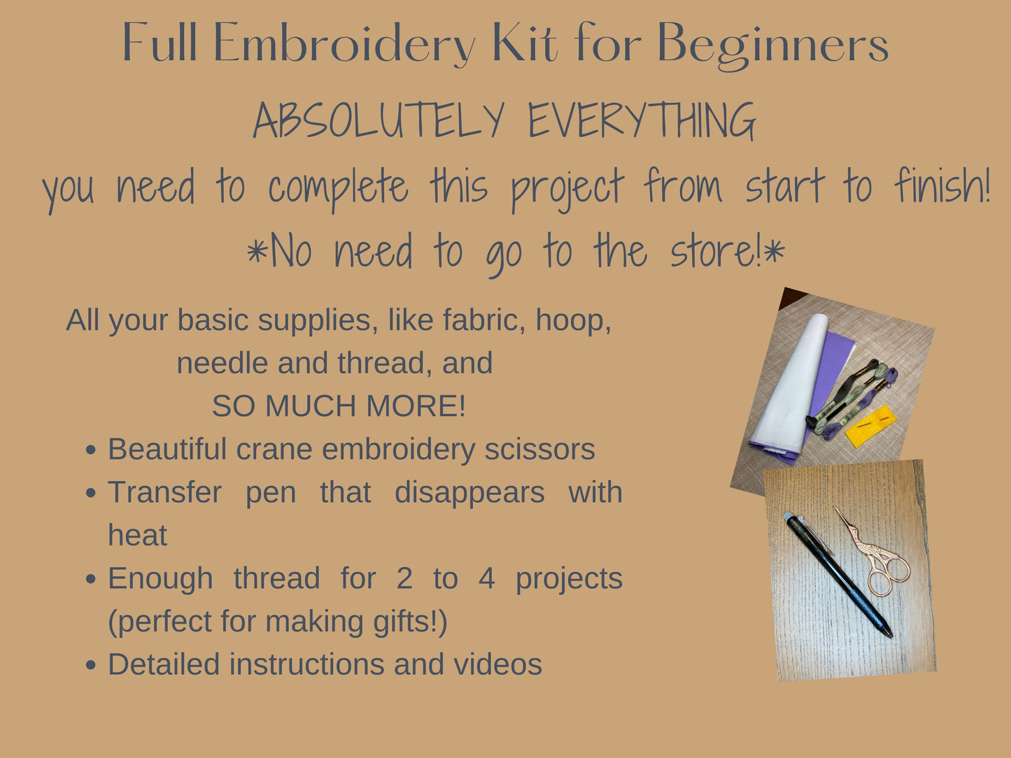 "Promise Keeper" Embroidery Kit