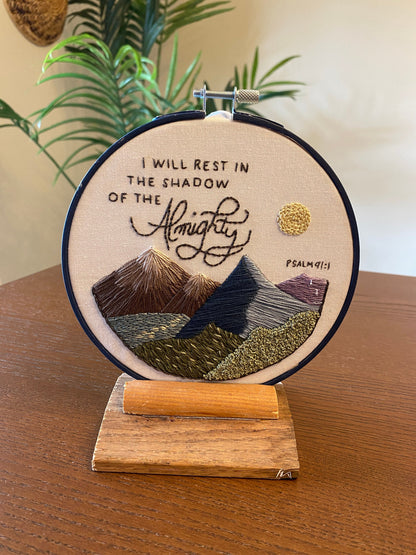 Shadow of the Almighty – Digital Embroidery Pattern + Devotional (Psalm 91)