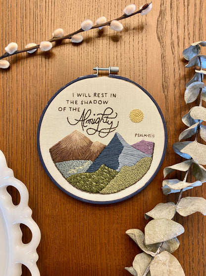 Shadow of the Almighty – Digital Embroidery Pattern + Devotional (Psalm 91)