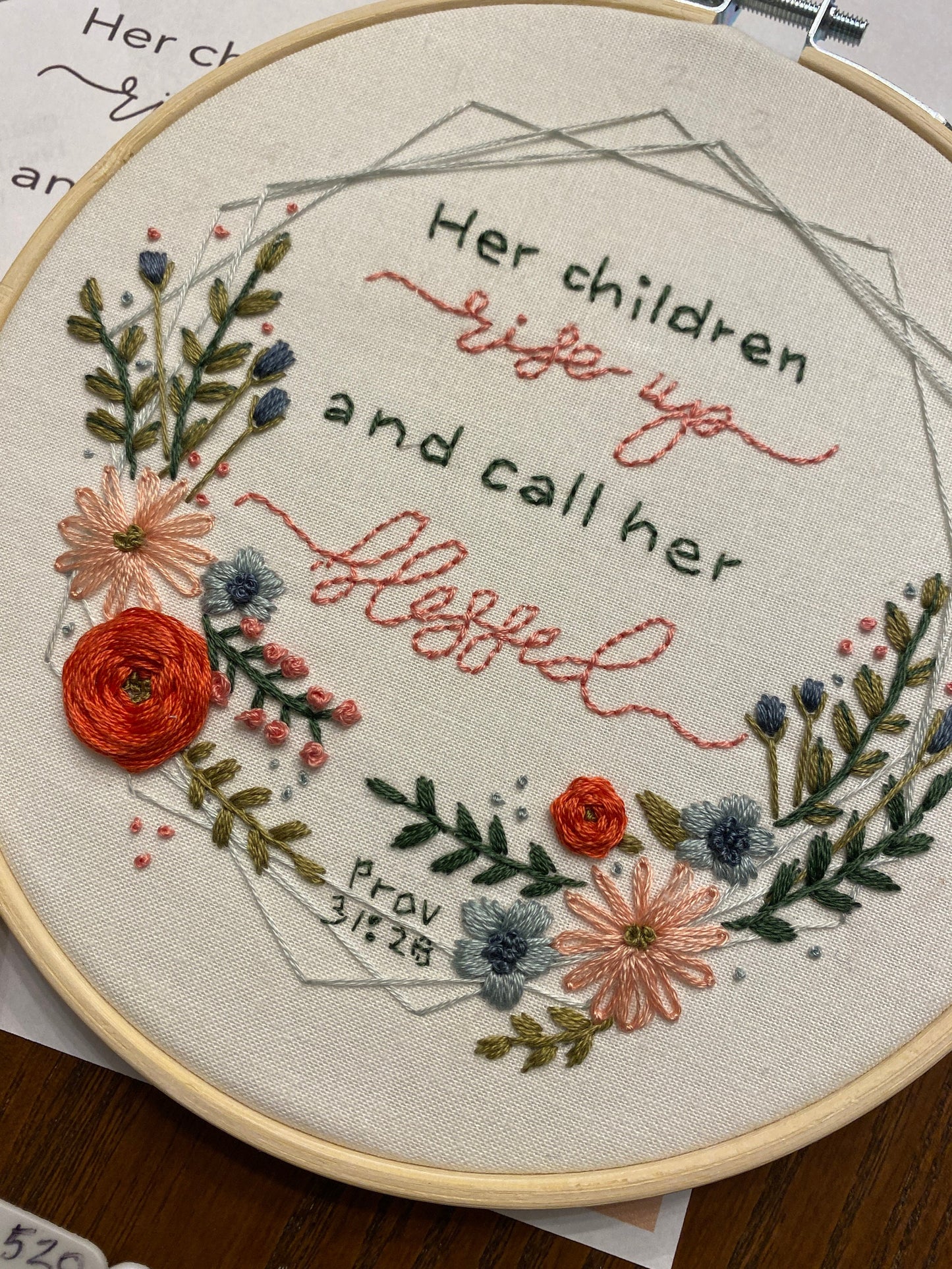 "Her Children Rise Up & Call Her Blessed" - PDF Pattern