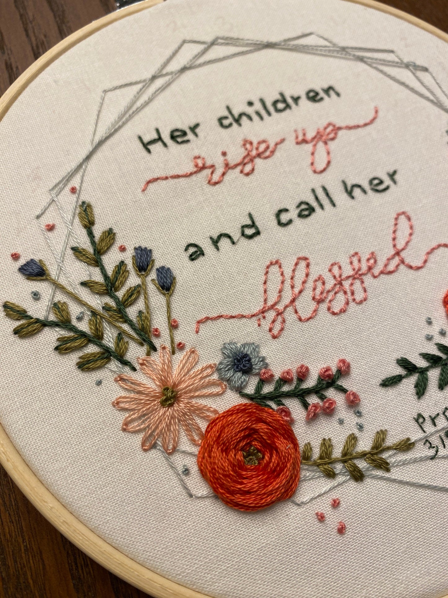 "Her Children Rise Up & Call Her Blessed" - PDF Pattern