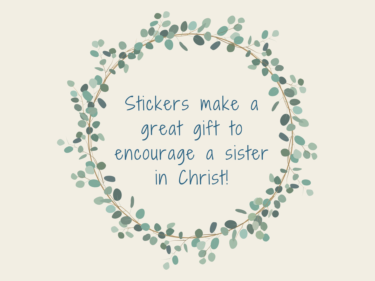 "My Cup Overflows" Sticker