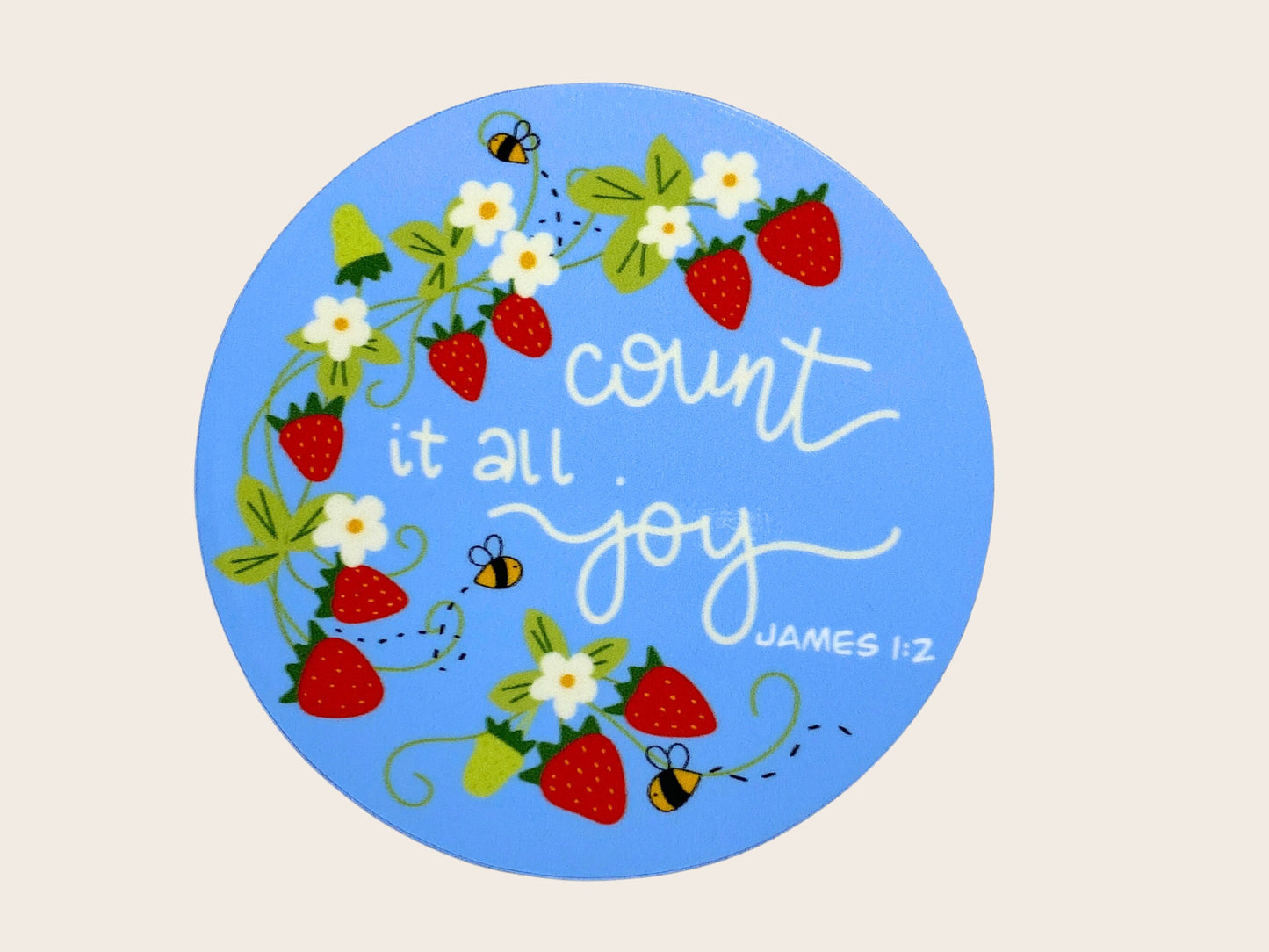 "Count it all Joy" Vinyl Sticker